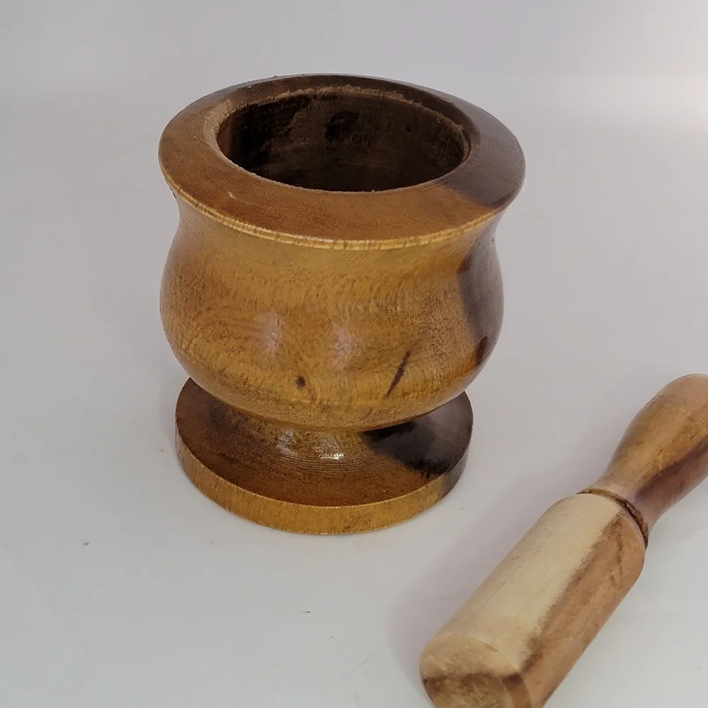 N/A wood mortar